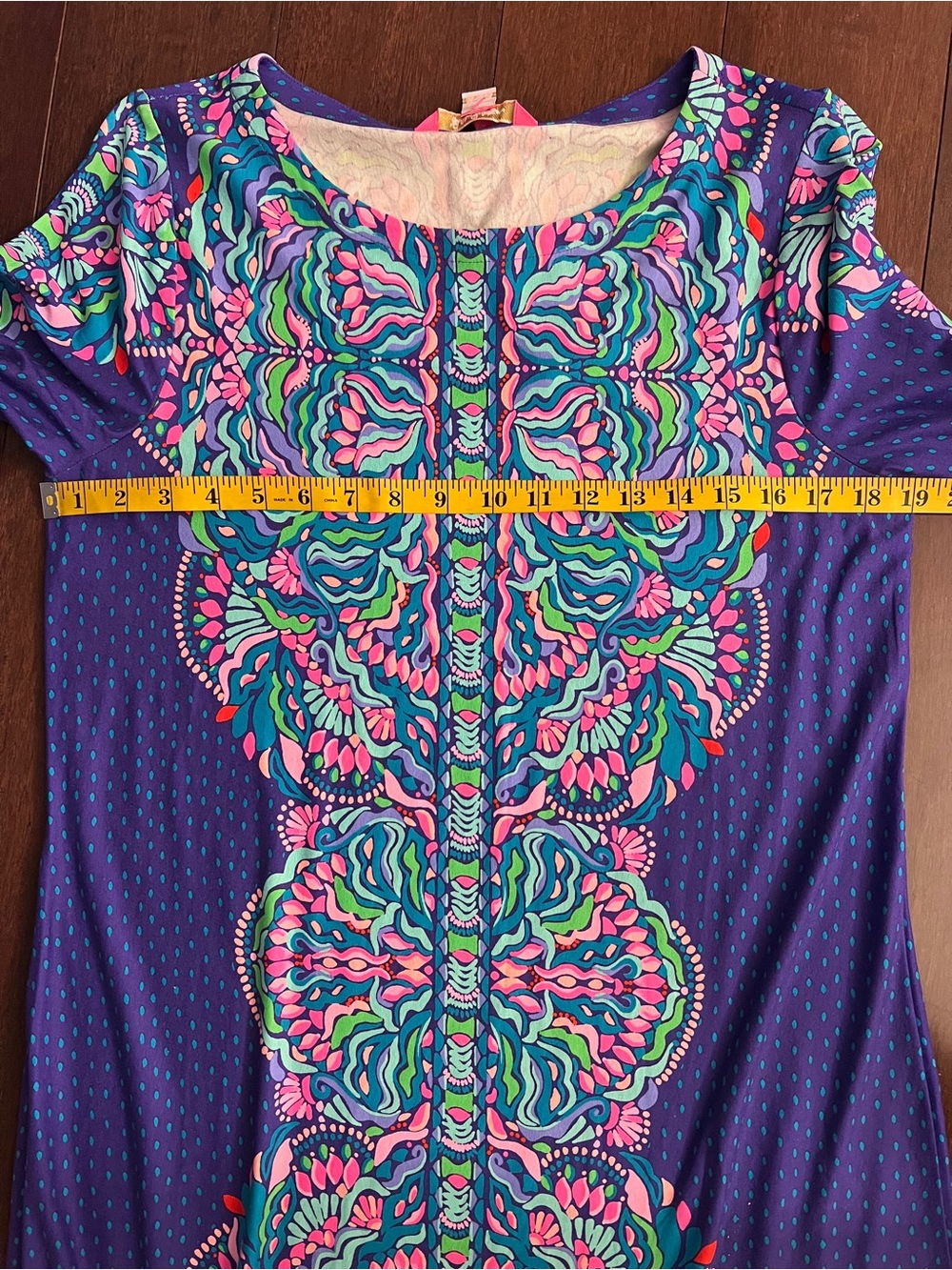 NWT Lilly Pulitzer Emmarie Maxi Dress Bonita Babe Cabochan Purple Size L - Picture 9 of 10